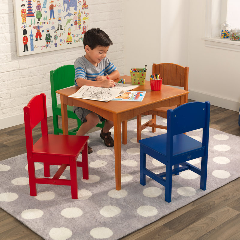 Kidkraft nantucket table & 4 pastel chairs deals